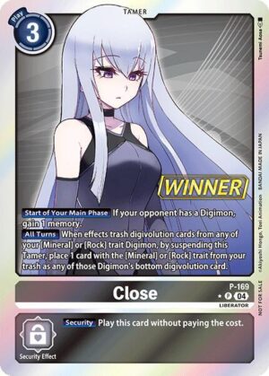 Close (Store Tournament 2025 Vo.1 Winner Pack) - Digimon Promotion Cards (D-PR)