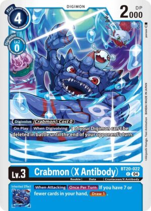 Crabmon (X Antibody) - Release Special Booster 2.5 (BT20-022 C)