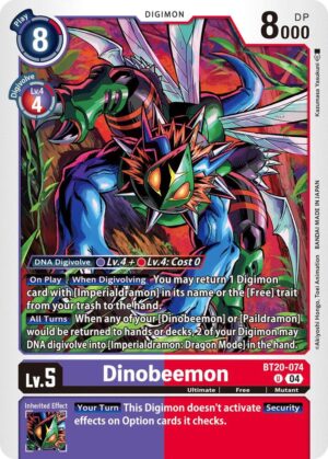 Dinobeemon - Release Special Booster 2.5 (BT20-074 U)
