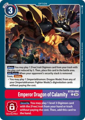 Emperor Dragon of Calamity - Release Special Booster 2.5 (BT20-094 U)
