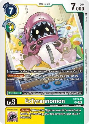 ExTyrannomon - Starter Deck 19: Fable Waltz (ST19-10 U)