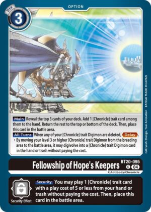 Fellowship of Hope's Keepers - Release Special Booster 2.5 (BT20-095 C)
