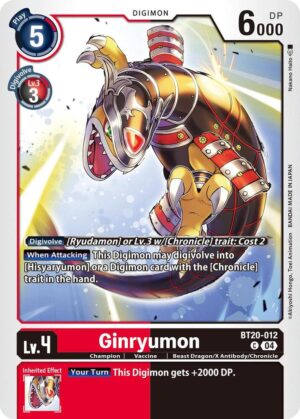 Ginryumon - Release Special Booster 2.5 (BT20-012 C)