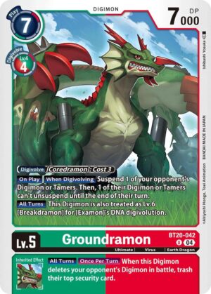 Groundramon - Release Special Booster 2.5 (BT20-042 U)