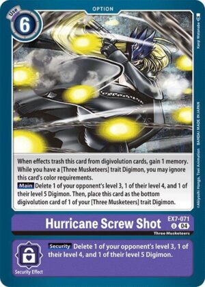 Hurricane Screw Shot - Digimon LIBERATOR (EX7-071 U)