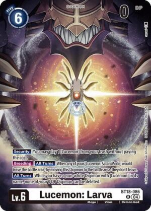 Lucemon: Larva - Release Special Booster 2.0 (BT18-086 R)