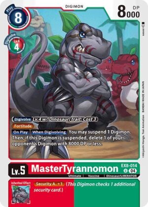 MasterTyrannomon - Chain of Liberation (EX8-014 U)