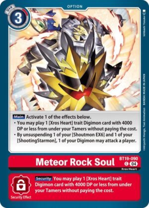 Meteor Rock Soul - Release Special Booster 2.5 (BT19-090 C)