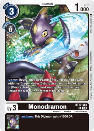Monodramon - Release Special Booster 2.5 (BT19-056 C)