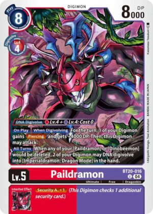 Paildramon - Release Special Booster 2.5 (BT20-016 U)