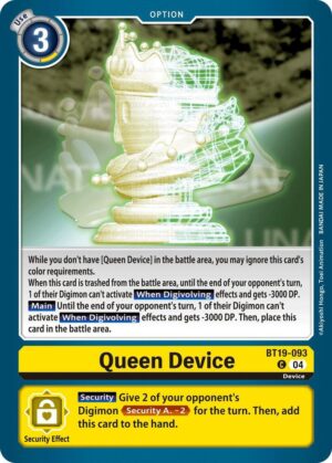 Queen Device - Release Special Booster 2.5 (BT19-093 C)