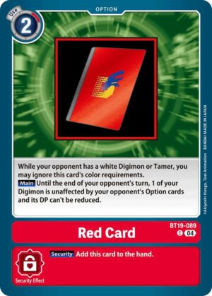 Red Card - Release Special Booster 2.5 (BT19-089 C)