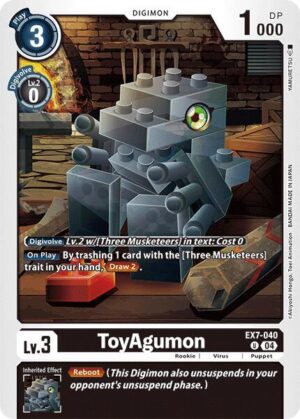 ToyAgumon - EX7-040 - Digimon LIBERATOR (EX7-040 U)