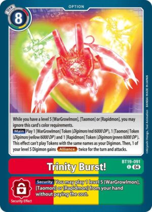 Trinity Burst! - Release Special Booster 2.5 (BT19-091 C)