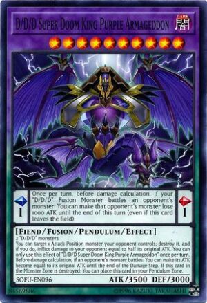 D/D/D Super Doom King Purple Armageddon - SOFU-EN096 - Common