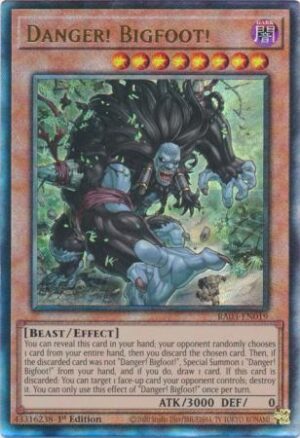 Danger! Bigfoot! - RA03-EN019 - Ultimate Rare