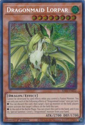 Dragonmaid Lorpar - RA03-EN022 - Secret Rare