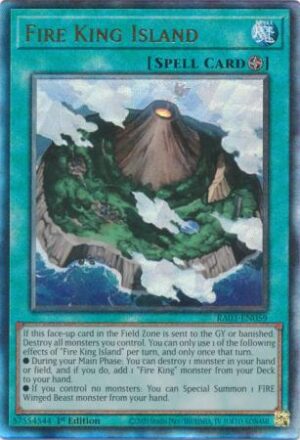 Fire King Island - RA03-EN059 - Ultimate Rare