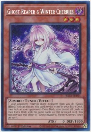 Ghost Reaper & Winter Cherries (Alt Art) - RA03-EN014 - Secret Rare