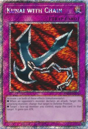 Kunai with Chain - RA03-EN204 - Platinum Secret Rare