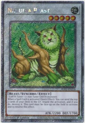 Naturia Beast - RA03-EN238 - Platinum Secret Rare