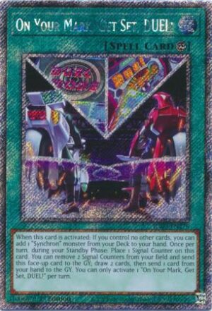 On Your Mark, Get Set, DUEL! - RA03-EN276 - Platinum Secret Rare