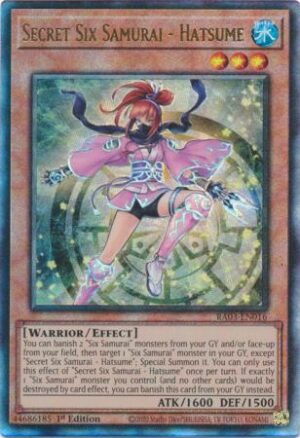 Secret Six Samurai - Hatsume - RA03-EN016 - Ultimate Rare