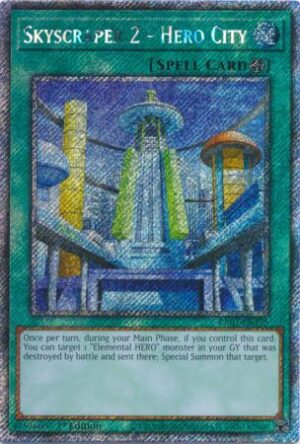Skyscraper 2 - Hero City - RA03-EN175 - Platinum Secret Rare