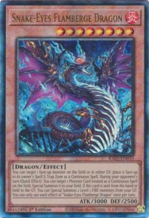 Snake-Eyes Flamberge Dragon - RA03-EN033 - Ultimate Rare