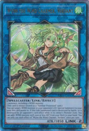 Wynn the Wind Charmer, Verdant - RA03-EN045 - Ultimate Rare