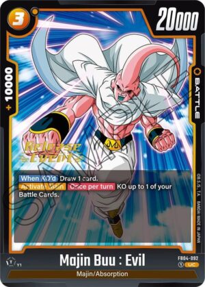Majin Buu : Evil - FB04-092 - Ultra Limit Release Event Cards (FB04_PR)