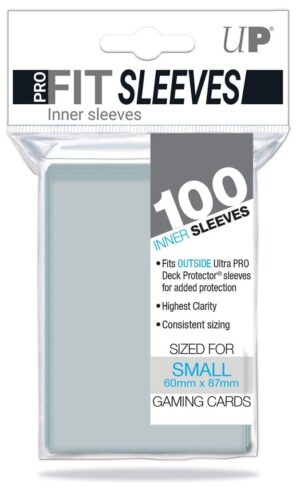 Folios Tcg Perfect Fit Sleeves Ultra Pro X100 Unidades Small