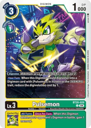 Pulsemon - Release Special Booster 2.5 (BT20-029 C)