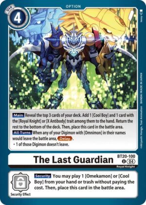 The Last Guardian - Release Special Booster 2.5 (BT20-100 U)