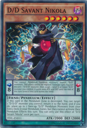 D/D Savant Nikola - TDIL-EN011 - Common