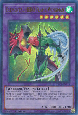 Elemental HERO Flame Wingman HAC1-EN019 Duel Terminal Ultra Rare Parallel