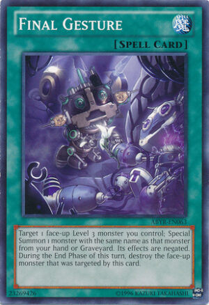 Final Gesture - ABYR-EN063 - Common