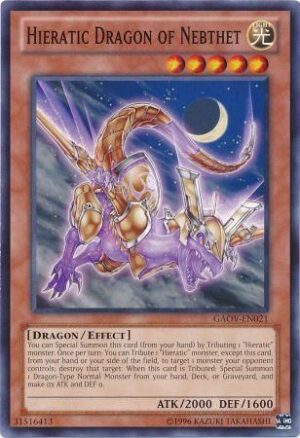 Hieratic Dragon of Nebthet - GAOV-EN021 - Common