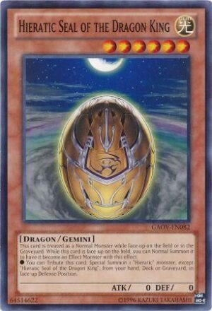 Hieratic Seal of the Dragon King - GAOV-EN082 - Common