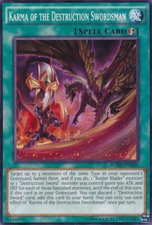 Karma of the Destruction Swordsman - BOSH-EN060 - Common