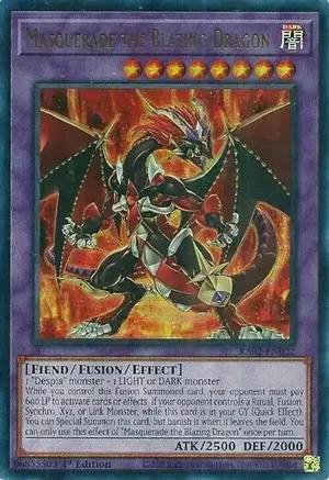 Masquerade the Blazing Dragon - RA02-EN022 - Ultra Rare