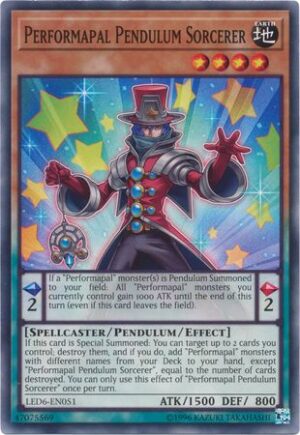 Performapal Pendulum Sorcerer - LED6-EN051 - Common