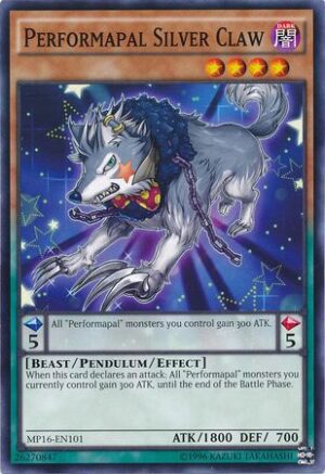 Performapal Silver Claw - MP16-EN101 - Common