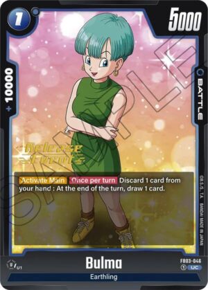 Bulma - FB03-046 - Raging Roar Release Event Cards (FB03_PR)