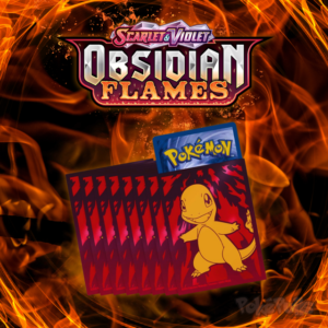 Folios Pokemon - Charmander Obsidian Flames Sleeves 65pcs