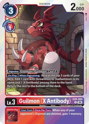 Guilmon (X Antibody) - Chain of Liberation (EX8-009 R)