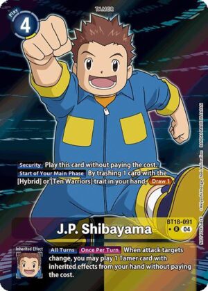 J.P. Shibayama (Release Special Booster 2.0: Box Promotion Pack) - Release Special Booster 2.0 (BT18-091 R)