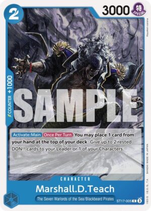 Marshall.D.Teach - Starter Deck 17: BLUE Donquixote Doflamingo (ST17-005 C)