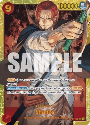 Shanks (OP01-120) (Reprint) - Premium Booster -The Best- (PRB-01)(OP01-120 SEC)