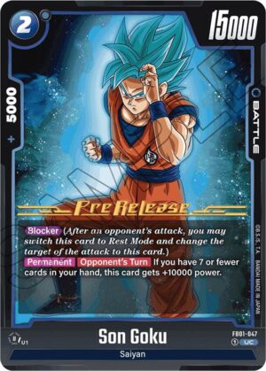 Son Goku - FB01-047 - Awakened Pulse Pre-Release Cards (FB01_PR)